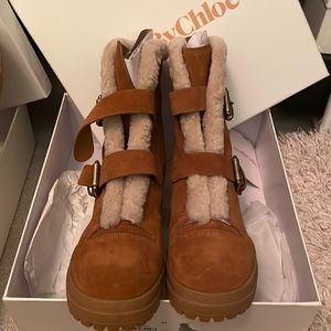 See by Chloe light brown brand new size 41 boot